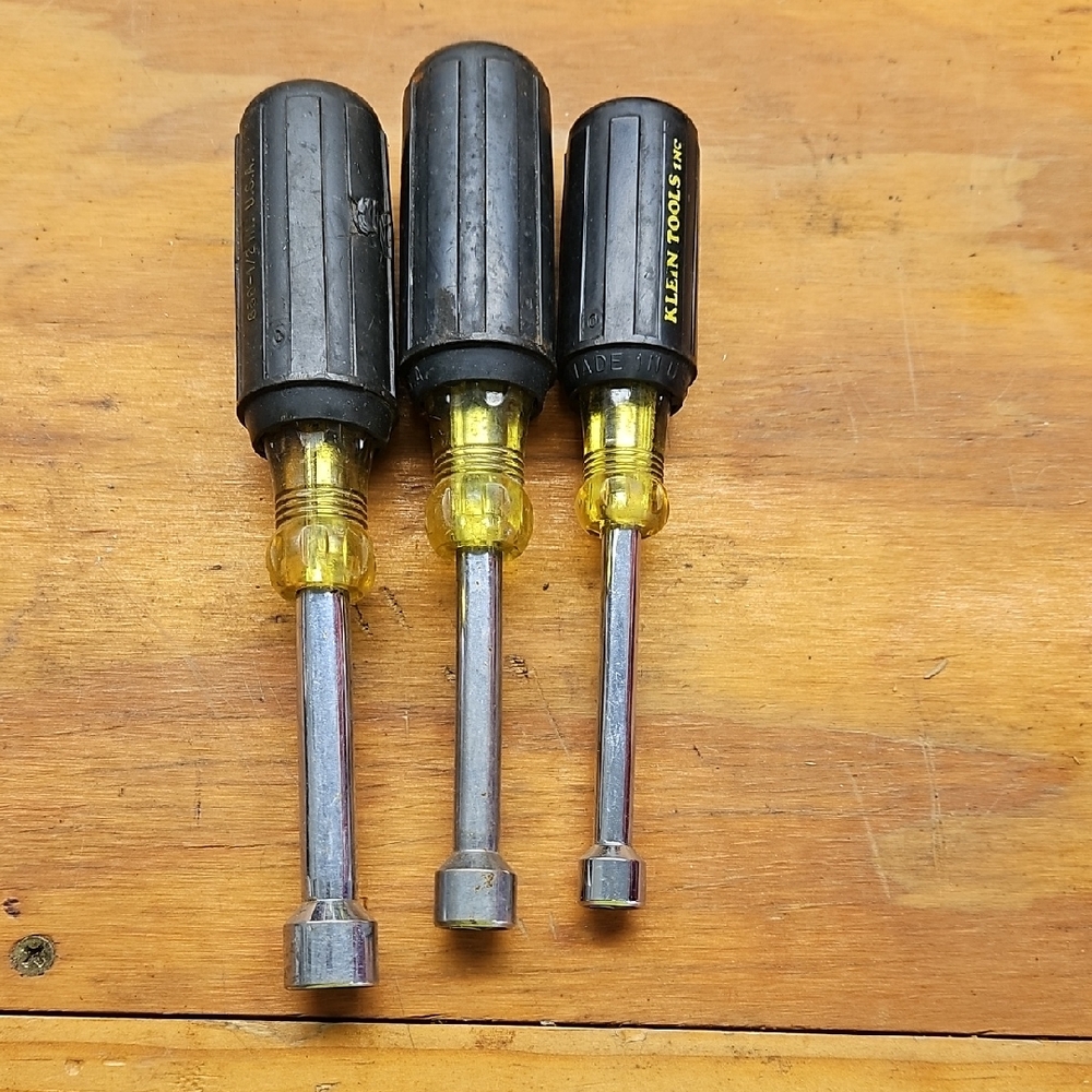 Klein Tools Nut Driver Set with Black and Yellow Handles